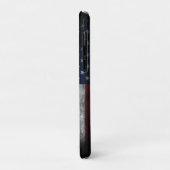 Fügen Sie Ihren Text unter amerikanischer Flagge h Case-Mate iPhone Hülle (Hinten/Links)