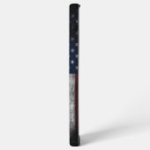 Fügen Sie Ihren Text unter amerikanischer Flagge h Samsung Galaxy Hülle (Linke Seite)