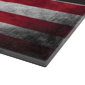 Fügen Sie Ihren Text unter amerikanischer Flagge h Schneidebrett (Ecke)