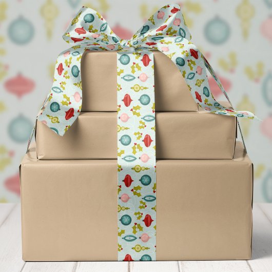 Fügen Sie Ihren Urlaubsgeschenken mit einer nostal Satinband