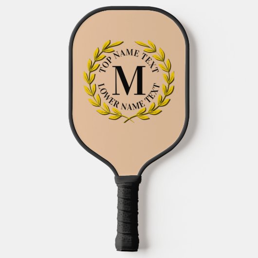 Fügen Sie Ihren ursprünglichen, Ihren Namen oder I Pickleball Schläger (Rückseite)