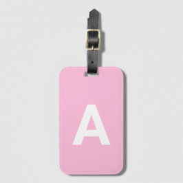 Fügen Sie initiale Monogram Personalisiert Simple  Gepäckanhänger