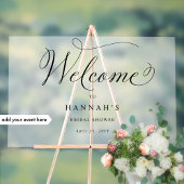 Fügen Sie jedes Ereignis hinzu, Chic Willkommen Ma Acrylschild