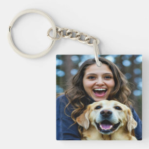 Fügen Sie Labrador Retriever-Foto Personalisieren  Schlüsselanhänger