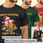 Fügen Sie Name ändern Text, Frohe Weihnachts-Cheer T-Shirt