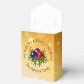 Fügen Sie Name Matching Christmas on Gold Fevor Bo Geschenkschachtel (Geöffnet)