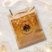 Fügen Sie Name Matching Weihnachten auf Gold Gevor Geschenktütchen (Ausgeschnitten)