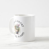 Fügen Sie Name, Text - Das Leben ist Kurz, Kaufen Kaffeetasse (Vorderseite Links)