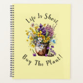 Fügen Sie Name, Text - Das Leben ist Kurz, Kaufen Planer (Vorderseite)