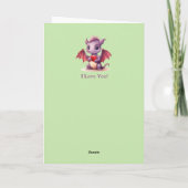 Fügen Sie Namen hinzu, Sie sind die Drachenflame,  Karte (Rückseite)