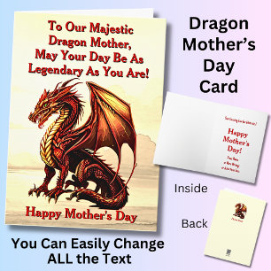 Fügen Sie Namen zu unserer Majestic Dragon Mother  Karte