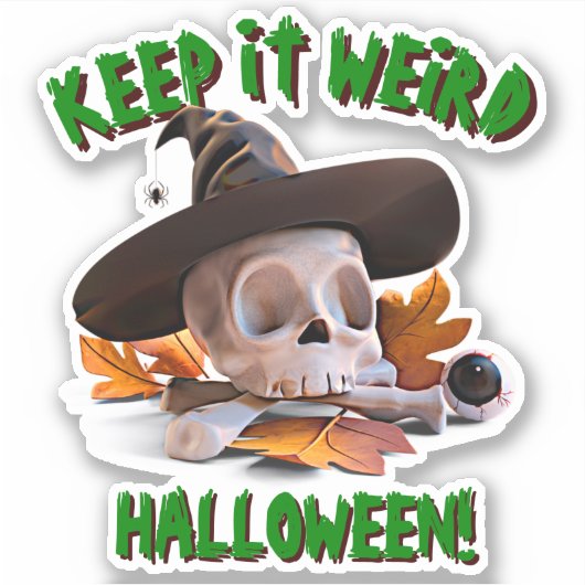 Fügen Sie Namenstext hinzu, Behalt es komische Sch Aufkleber (Vorderseite)