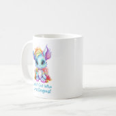 Fügen Sie Namenstext hinzu - Nur ein Mädchen, das  Kaffeetasse (Vorderseite Links)