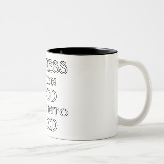 FÜGEN Sie OCD hinzu Zweifarbige Tasse (Rechts)
