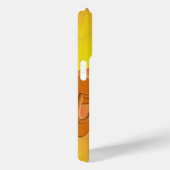 Fügen Sie Orange Hearts Yellow Template hinzu Case-Mate iPhone Hülle (Rückseite / Rechts)