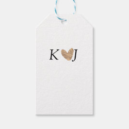 Fügen Sie Pärchenbrief Hochzeit goldenes Herz Glit Geschenkanhänger