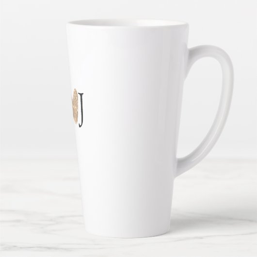 Fügen Sie Pärchenbrief Hochzeit goldenes Herz Glit Milchtasse (Rechts)