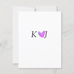 Fügen Sie Pärchenbrief Hochzeit rosa Herz Glitzer Postkarte