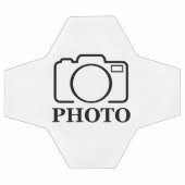 Fügen Sie Personalisiertes Foto Hochzeit Modernes  Fußball (Flach)