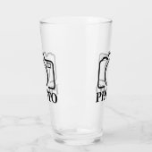 Fügen Sie Personalisiertes Foto Hochzeit Modernes Glas (Links)