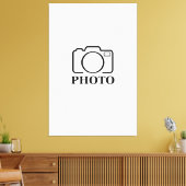 Fügen Sie Personalisiertes Foto Hochzeit Modernes  Leinwanddruck (Insitu (Wohnzimmer))