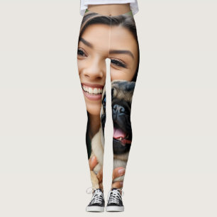 Fügen Sie Pug-Foto Personalisieren Anpassen Leggings