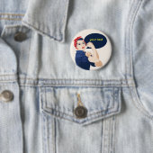Fügen Sie Rosie Riveter Ihren eigenen Text hinzu Button (Beispiel)