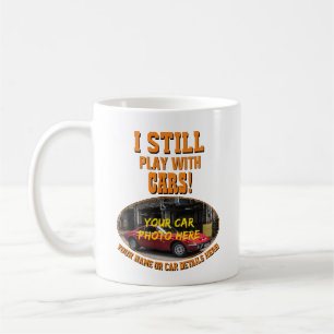 Fügen Sie sein Foto hinzu, benennen Sie Text, ich Kaffeetasse
