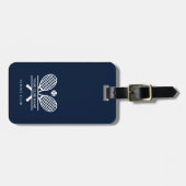 Fügen Sie Tennis Club Name und Rücksendeadresse Na Gepäckanhänger (Vorderseite horizontal)