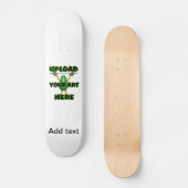 Fügen Sie Text diesem coolen Leopard Skateboard (Vorderseite)