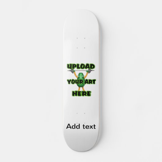 Fügen Sie Text diesem coolen Leopard Skateboard (Vorderseite)