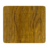 Fügen Sie Text hölzernem Hintergrund hinzu Schneidebrett (Vorderseite)