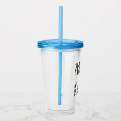 Fügen Sie Text & Mehr hinzu! Individualisieren Sie Acryltrinkbecher (Rechts)