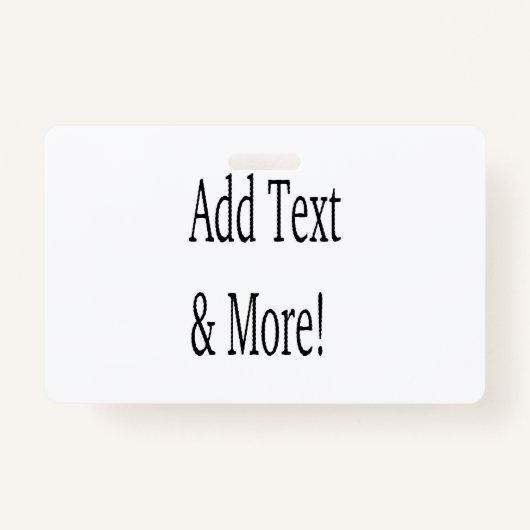 Fügen Sie Text & Mehr hinzu! Individualisieren Sie Ausweis (Vorderseite)