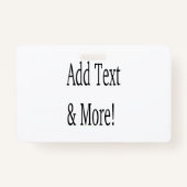 Fügen Sie Text & Mehr hinzu! Individualisieren Sie Ausweis (Rückseite)