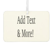 Fügen Sie Text & Mehr hinzu! Individualisieren Sie Autolufterfrischer (Rückseite)