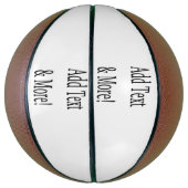 Fügen Sie Text & Mehr hinzu! Individualisieren Sie Basketball (Vertikal)