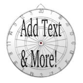 Fügen Sie Text & Mehr hinzu! Individualisieren Sie Dartscheibe (vorne)