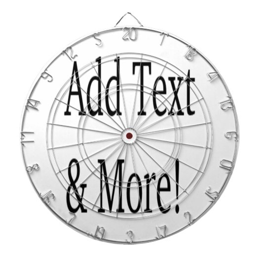 Fügen Sie Text & Mehr hinzu! Individualisieren Sie Dartscheibe (vorne)