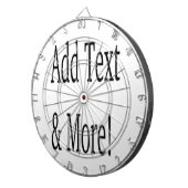 Fügen Sie Text & Mehr hinzu! Individualisieren Sie Dartscheibe (Vorderseite rechts)