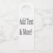 Fügen Sie Text & Mehr hinzu! Individualisieren Sie Flaschenanhänger (Rückseite)