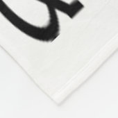 Fügen Sie Text & Mehr hinzu! Individualisieren Sie Fleecedecke (Ecke)
