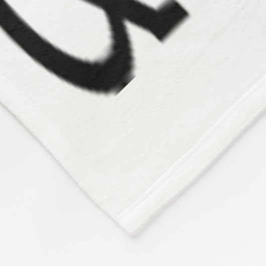 Fügen Sie Text & Mehr hinzu! Individualisieren Sie Fleecedecke (Ecke)