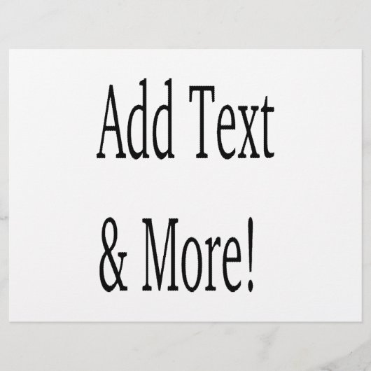 Fügen Sie Text & Mehr hinzu! Individualisieren Sie Flyer (Vorne)