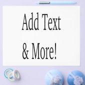 Fügen Sie Text & Mehr hinzu! Individualisieren Sie Flyer (Einzeln)