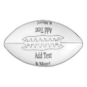 Fügen Sie Text & Mehr hinzu! Individualisieren Sie Football (Vorderseite)