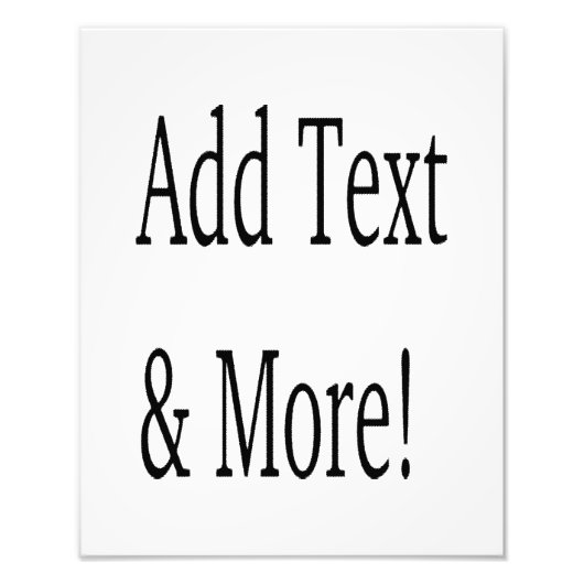 Fügen Sie Text & Mehr hinzu! Individualisieren Sie Fotodruck (Vorne)