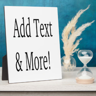Fügen Sie Text & Mehr hinzu! Individualisieren Sie Fotoplatte