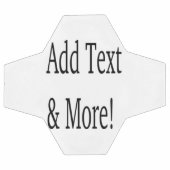 Fügen Sie Text & Mehr hinzu! Individualisieren Sie Fußball (Flach)