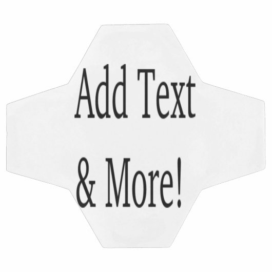 Fügen Sie Text & Mehr hinzu! Individualisieren Sie Fußball (Flach)